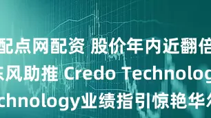 配点网配资 股价年内近翻倍!AI东风助推 Credo Technology业绩指引惊艳华尔街
